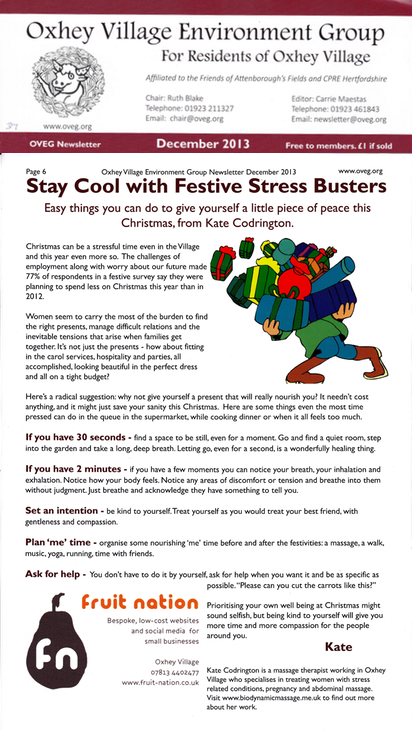 oveg xmas stres busters