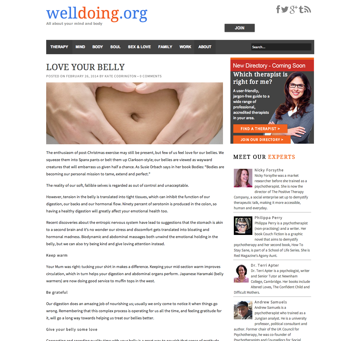 love your belly