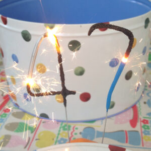 47th Birthday sparklers