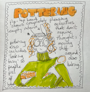 pottering
