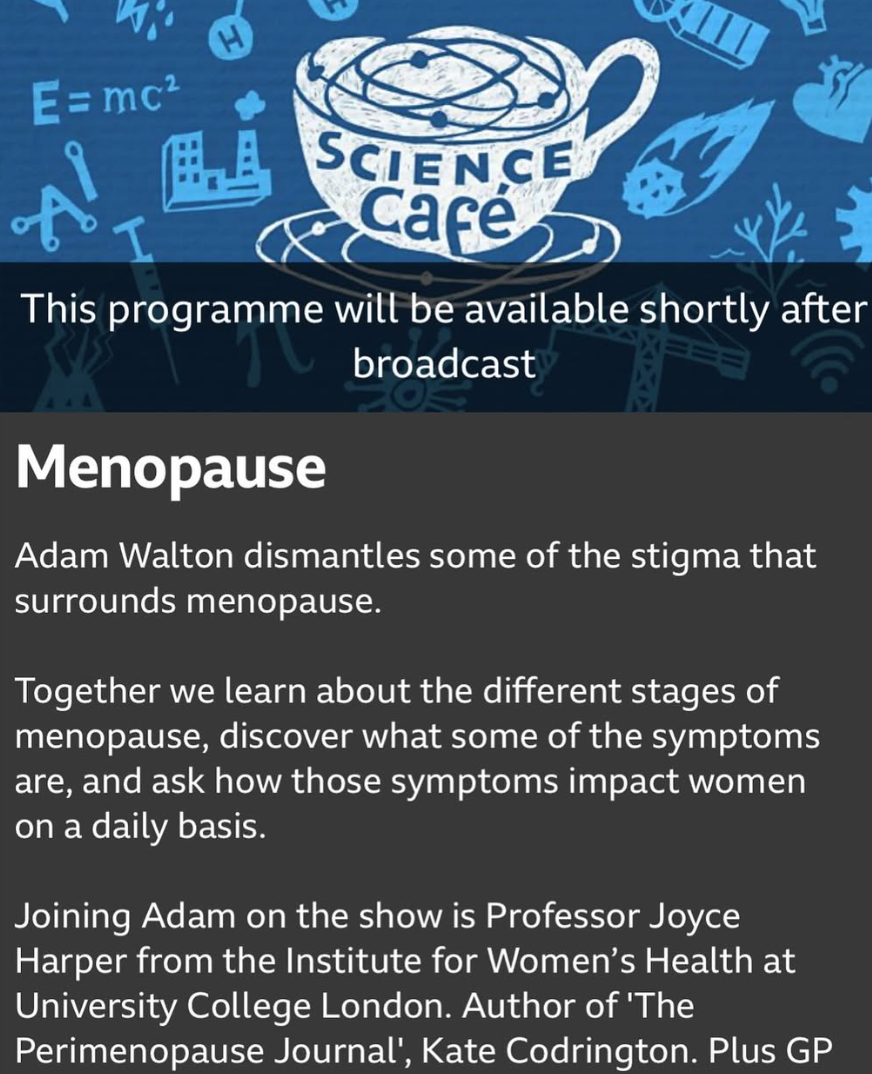 BBC Science Cafe